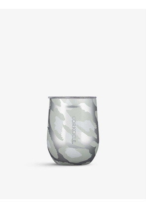 Stemless logo-print stainless-steel wine tumbler 355ml