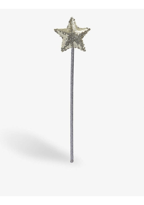 Sequin-embellished star wand