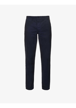 Aros Heavy regular-fit straight-leg cotton trousers