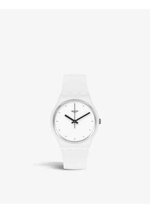 GW151O Just White Soft silicone watch