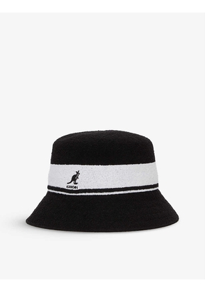 Bermuda striped logo-embroidered felt bucket hat