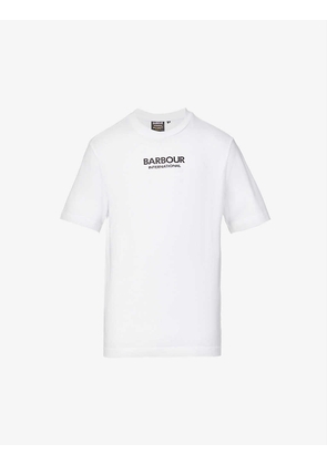 Formula logo-print relaxed-fit cotton-jersey T-shirt