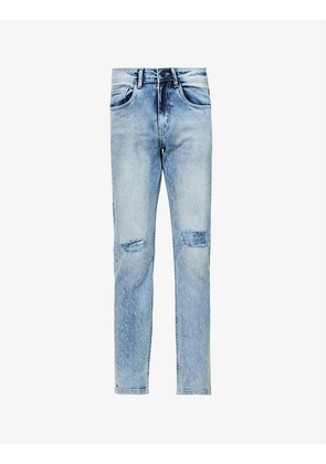 Bullet slim-fit tapered stretch-denim jeans