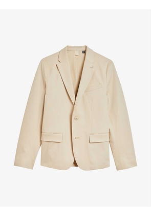 Pensby single-breasted stretch-cotton blazer