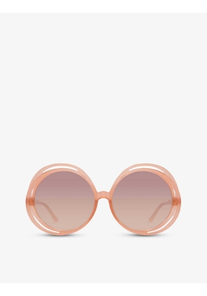Ellen round-frame acetate sunglasses