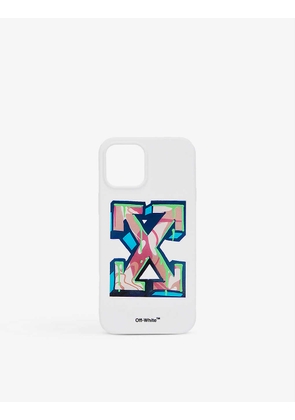 Logo-print rubber iPhone Pro Max phone case
