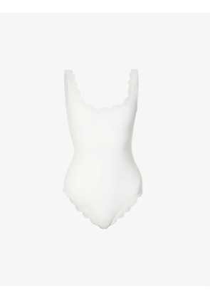 Palm Springs scalloped swimsuit