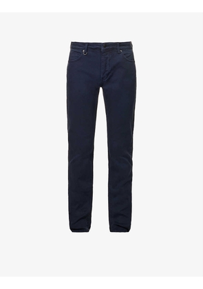 Lou slim-fit straight stretch-denim jeans