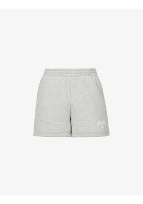 Evan logo-embroidered cotton-blend shorts