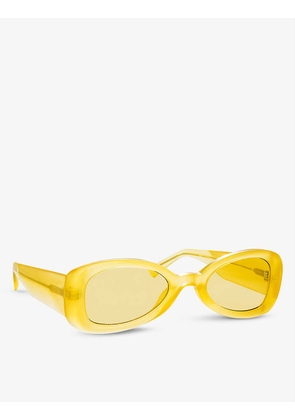 Linda Farrow x Dries Van Noten oval-frame acetate sunglasses