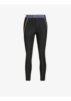 In Play brand-tab recycled polyester-blend leggings
