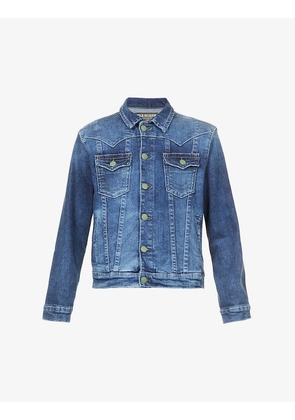 Jimmy relaxed-fit stretch cotton-blend denim jacket