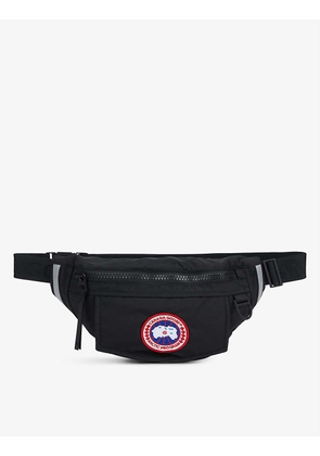 Brand-patch adjustable shell belt bag