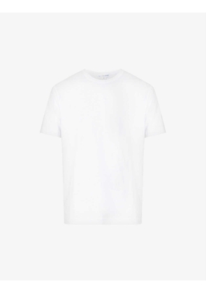 Crewneck short-sleeved cotton-jersey T-shirt