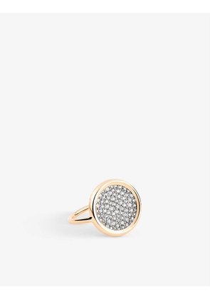 Ginette NY 18ct rose-gold and 0.525ct diamond ring