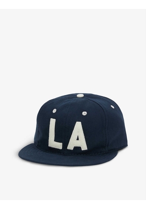 Los Angeles logo-embroidered cotton cap