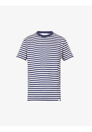 Niels brand-patch regular-fit cotton T-shirt