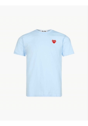 Heart cotton-jersey T-shirt