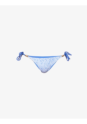 St Tropez reversible recycled polyamide-blend bikini bottoms