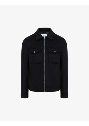 Peridoe regular-fit wool-blend jacket