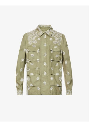 Bleached Bandana M-65 regular-fit cotton-twill jacket