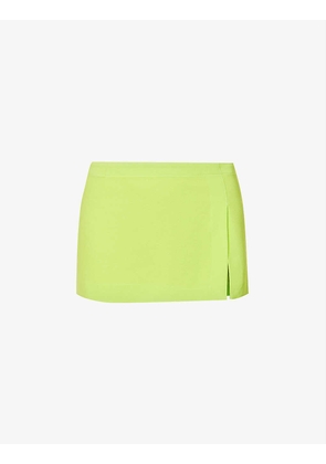 Miaou x Paloma Micro low-rise stretch-woven mini skirt