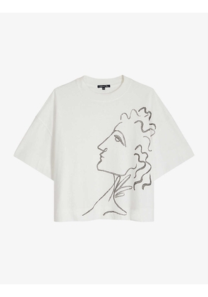 Maeva graphic-print cotton-jersey T-shirt
