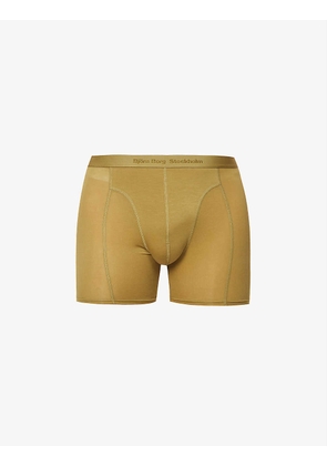 Tencel mid-rise stretch-jersey trunks pack of two