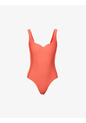 Carla Mailot sweetheart-neck recycled polyamide-blend swimsuit
