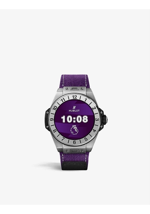 440.NX.1100.NR.PLW21 Big Bang E Premier League titanium and fabric quartz watch