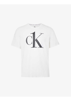 CK logo-print cotton T-shirt