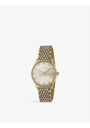 YA1264155 G-Timeless Slim yellow gold PVD watch