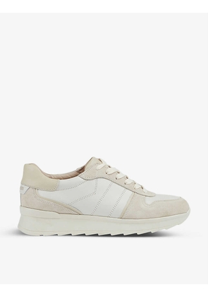 Tatiana leather low-top trainers