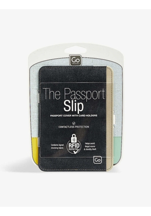 RFID woven passport slip