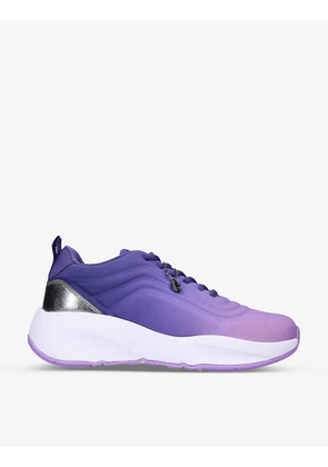 Ombre fabric low-top trainers