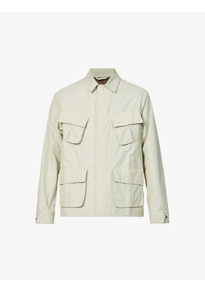 Jungle regular-fit cotton-blend jacket