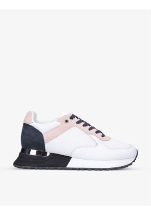 Lux 2.0 leather and fabric trainers