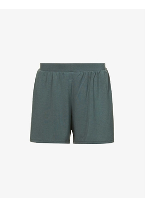 Finley elasticated-waist bamboo-blend shorts