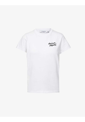 Handwriting logo-print cotton-jersey T-shirt