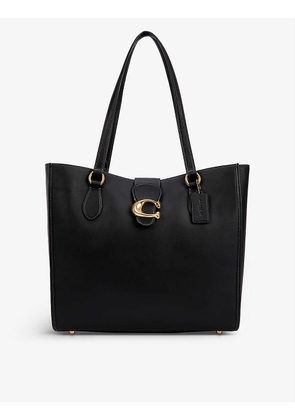 Tabby branded leather tote