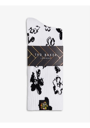 Magsock floral-print cotton-blend socks