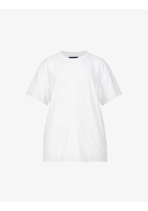 Relaxed-fit round-neck cotton-jersey T-shirt