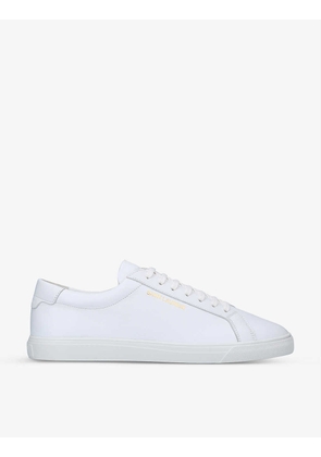 Andy logo-print leather low-top trainers