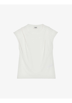 Terrasse pleated organic cotton-jersey T-shirt