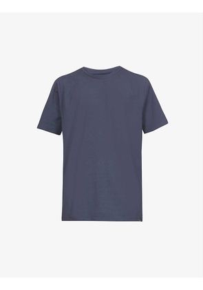 Luxe Performance brand-tab stretch-cotton T-shirt