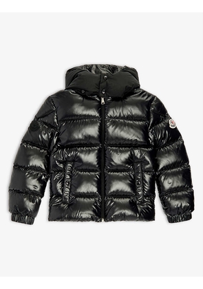 Narzin brand-patch padded shell-down jacket 8-14 years