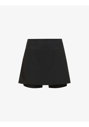 Get Moving mid-rise stretch-woven skort