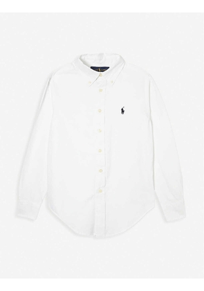 Ralph Lauren Blake logo-detail cotton shirt 2 -4 years, Size: 2 years, White