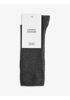 Classic organic cotton-blend socks