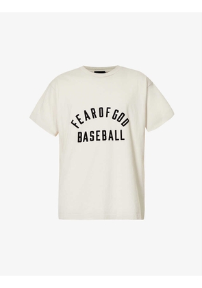 Baseball logo-print cotton-jersey T-shirt